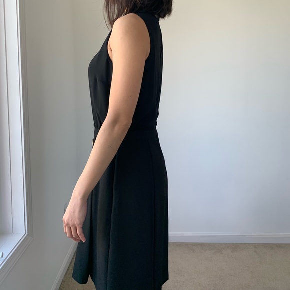 ANN TAYLOR LOFT EXECUTIVE pleated chiffon dress - Picture 6 of 8